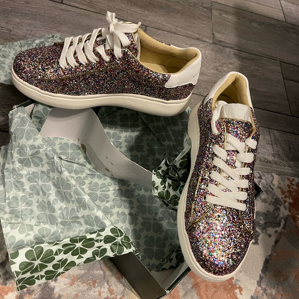 Kate Spade Glittery Multicolor Women's Sneakers size 6